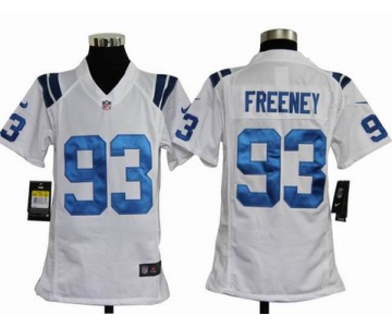 nike youth nfl jerseys indianapolis colts #93 freeney white[nike]