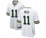 Men Green Bay Packers #11 Jayden Reed White Stitched Game Jersey