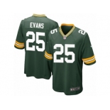 Men Nike Green Bay Packers #25 Marwin Evans Game Green Team Color NFL Jersey