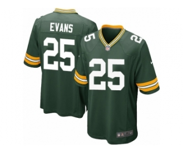 Men Nike Green Bay Packers #25 Marwin Evans Game Green Team Color NFL Jersey