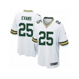 Men Nike Green Bay Packers #25 Marwin Evans Game White NFL Jersey