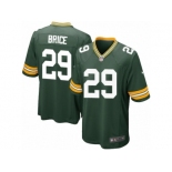 Men Nike Green Bay Packers #29 Kentrell Brice Game Green Team Color NFL Jersey