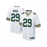 Men Nike Green Bay Packers #29 Kentrell Brice Game White NFL Jersey