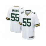 Men Nike Green Bay Packers #55 Ahmad Brooks Game White NFL Jersey