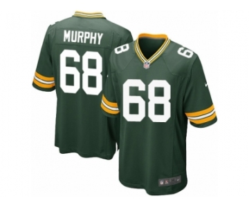 Men Nike Green Bay Packers #68 Kyle Murphy Game Green Team Color NFL Jersey