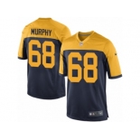 Men Nike Green Bay Packers #68 Kyle Murphy Game Navy Blue Alternate NFL Jersey