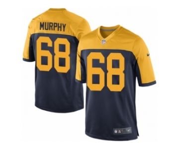 Men Nike Green Bay Packers #68 Kyle Murphy Game Navy Blue Alternate NFL Jersey