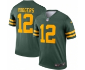 Men's Green Bay Packers #12 Aaron Rodgers Nike Green Alternate Legend Player Jersey