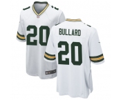 Mens Green Bay Packers #20 Javon Bullard Nike White Vapor Limited Player Jersey