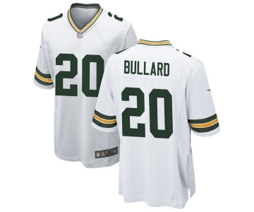 Mens Green Bay Packers #20 Javon Bullard Nike White Vapor Limited Player Jersey