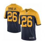 Men's Green Bay Packers #26 Darnell Savage Jr. Game Navy Blue Alternate Football Jersey