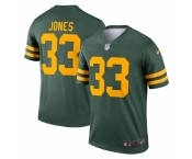 Men's Green Bay Packers #33 Aaron Jones Nike Green Alternate Legend Player Jersey