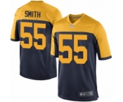 Men's Green Bay Packers #55 Za'Darius Smith Game Navy Blue Alternate Football Jersey