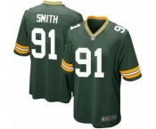 Men's Green Bay Packers #91 Preston Smith Game Green Team Color Football Jersey