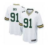 Men's Green Bay Packers #91 Preston Smith Game White Football Jersey