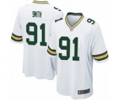 Men's Green Bay Packers #91 Preston Smith Game White Football Jersey