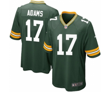 Men's Nike Green Bay Packers #17 Davante Adams Game Green Team Color NFL Jersey