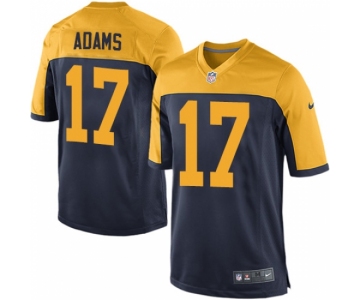 Men's Nike Green Bay Packers #17 Davante Adams Game Navy Blue Alternate NFL Jersey