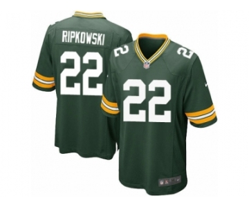 Men's Nike Green Bay Packers #22 Aaron Ripkowski Game Green Team Color NFL Jersey