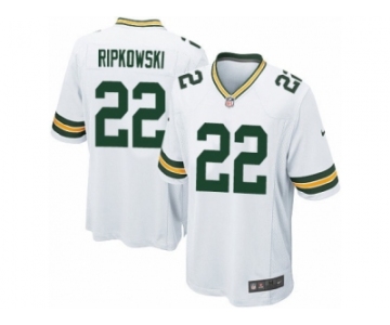 Men's Nike Green Bay Packers #22 Aaron Ripkowski Game White NFL Jersey