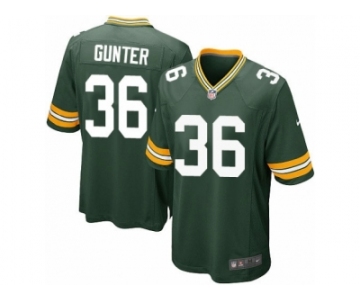 Men's Nike Green Bay Packers #36 LaDarius Gunter Game Green Team Color NFL Jersey