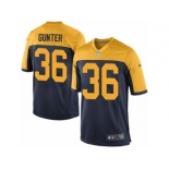 Men's Nike Green Bay Packers #36 LaDarius Gunter Game Navy Blue Alternate NFL Jersey