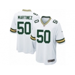 Men's Nike Green Bay Packers #50 Blake Martinez Game White NFL Jersey