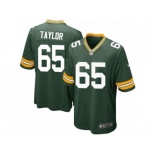 Men's Nike Green Bay Packers #65 Lane Taylor Game Green Team Color NFL Jersey