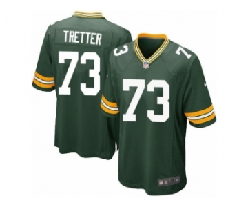 Men's Nike Green Bay Packers #73 JC Tretter Game Green Team Color NFL Jersey