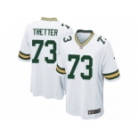 Men's Nike Green Bay Packers #73 JC Tretter Game White NFL Jersey