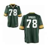 Men's Nike Green Bay Packers #78 Jason Spriggs Game Green Team Color NFL Jersey