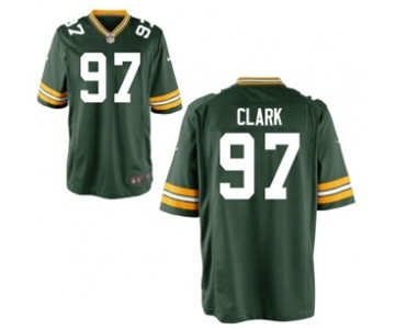 Men's Nike Green Bay Packers #90 Kenny Clark Game Green Team Color NFL Jersey