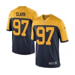 Men's Nike Green Bay Packers #97 Kenny Clark Game Navy Blue Alternate NFL Jersey