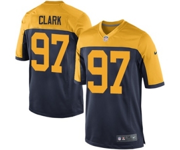 Men's Nike Green Bay Packers #97 Kenny Clark Game Navy Blue Alternate NFL Jersey