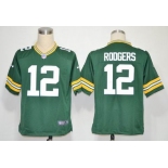 NIKE NFL Jerseys Green Bay Packers 12 Aaron Rodgers Green (Game)