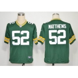 NIKE NFL Jerseys Green Bay Packers 52 Clay Matthews Green (Game)