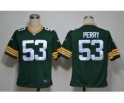 NIKE NFL Jerseys Green Bay Packers 53 Perry Green (Game)