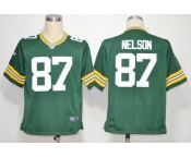 NIKE NFL Jerseys Green Bay Packers 87 Jordy Nelson Green (Game)