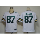 NIKE NFL Jerseys Green Bay Packers 87 Jordy Nelson White (Game)