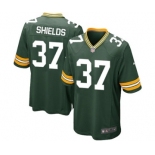 Nike Game Sam Shields Green Men's Jersey - Green Bay Packers #37 NFL Home