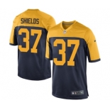 Nike Game Sam Shields Navy Blue Men's Jersey - Green Bay Packers #37 NFL Alternate