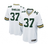 Nike Game Sam Shields White Men's Jersey - Green Bay Packers #37 NFL Road