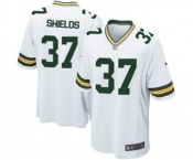 Nike Game Sam Shields White Men's Jersey - Green Bay Packers #37 NFL Road