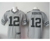 nike nfl jerseys green bay packers #12 rodgers gray[game]