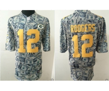 nike nfl jerseys green bay packers #12 rodgers us dollars(Game)