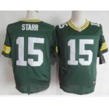 nike nfl jerseys green bay packers #15 bart starr green[game]