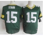 nike nfl jerseys green bay packers #15 bart starr green[game]