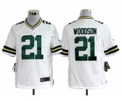 nike nfl jerseys green bay packers #21 woodson white[game]