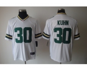 nike nfl jerseys green bay packers #30 john kuhn white[game]