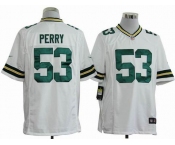 nike nfl jerseys green bay packers #53 perry white[game]